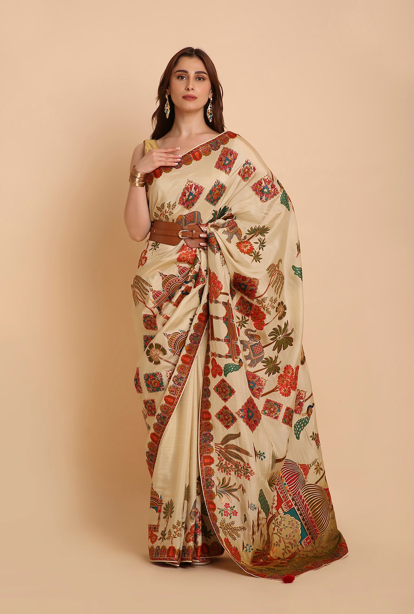 MUSTER PICHWAI MOOGA SAREE