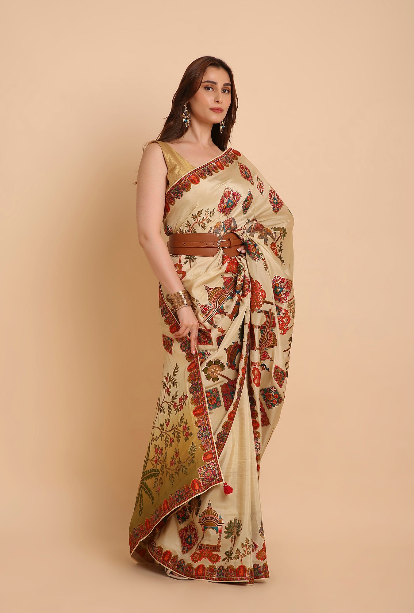 MUSTER PICHWAI MOOGA SAREE