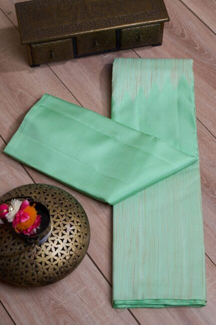 Pista Dual Shade Kanchipuram Silk Saree