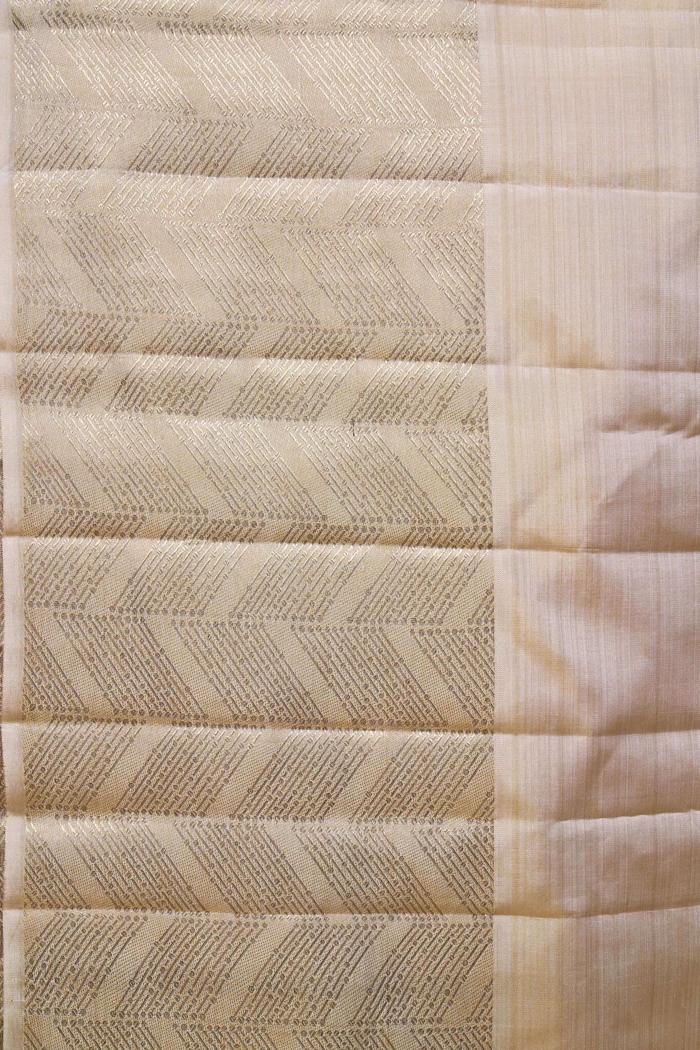 Biscuit Colour Kanchipuram Silk Saree