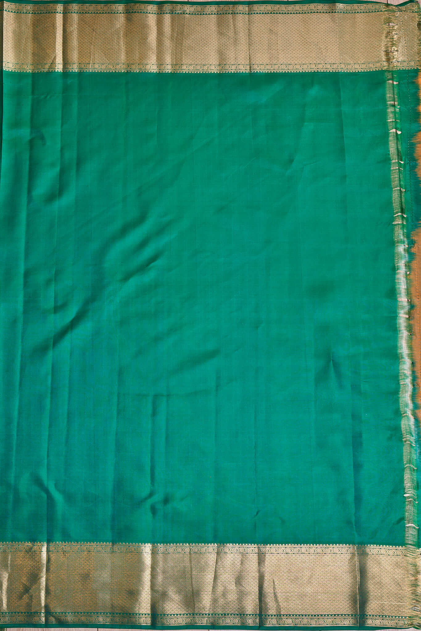 Bright Green South Silk Saree