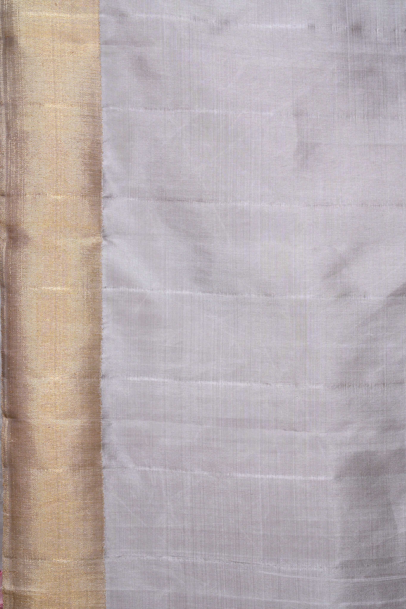 Bronz With Dusty Grey Blause Two Gram Gold Kanchipuram Silk Saree