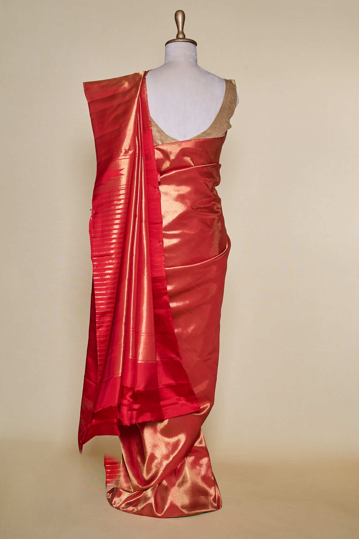 Chilly Red Kanchipuram Silk Saree