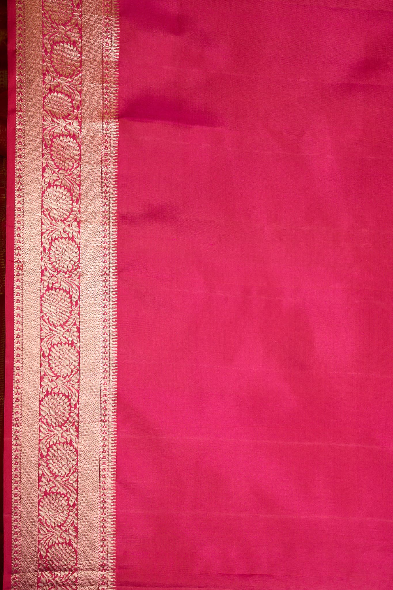 Dark Pink South Silk Saree