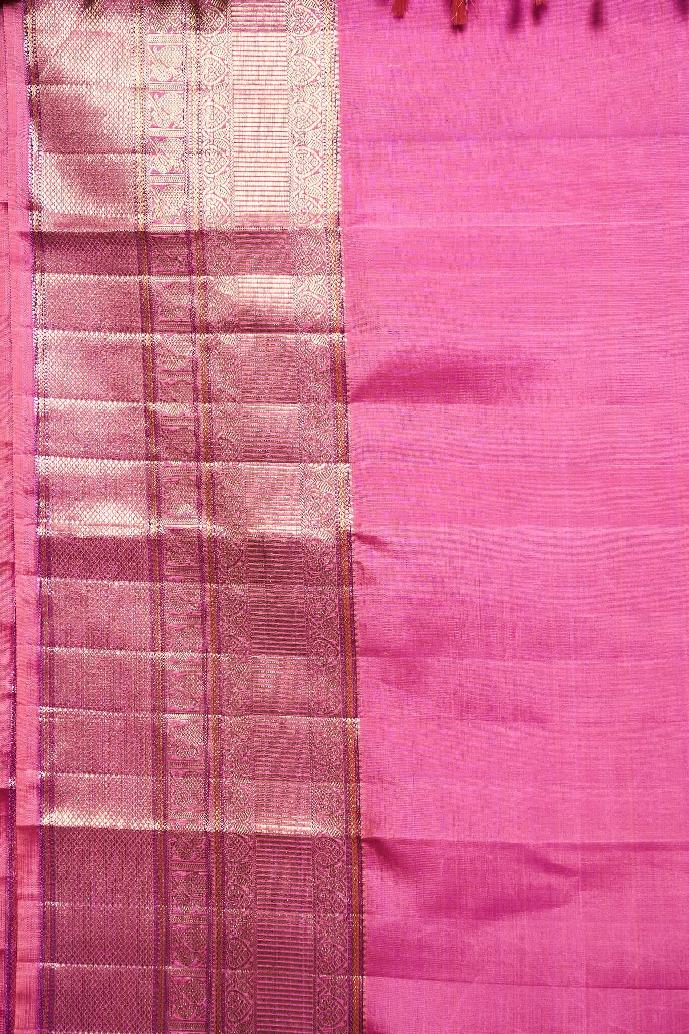 Fandango Kanchipuram Real Zari Silk Saree