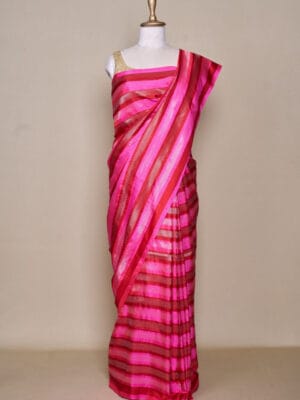 Fuchsia Pink South Soft Silk Saree