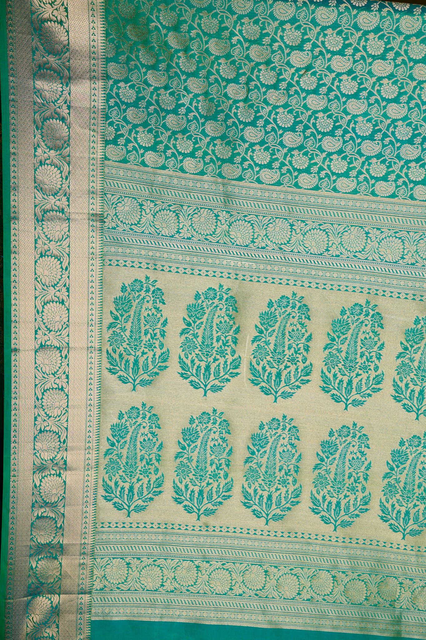 Emerald Green South Silk Saree