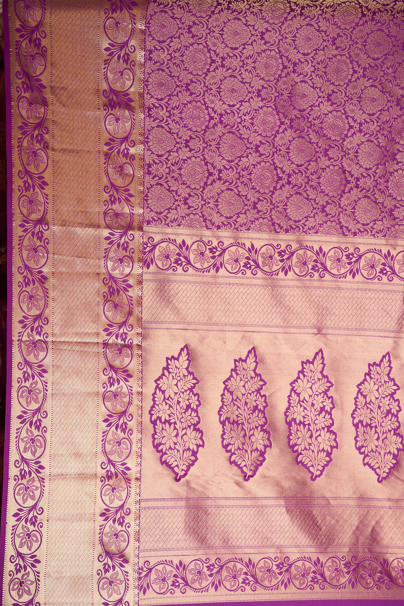 Magenta South Silk Saree