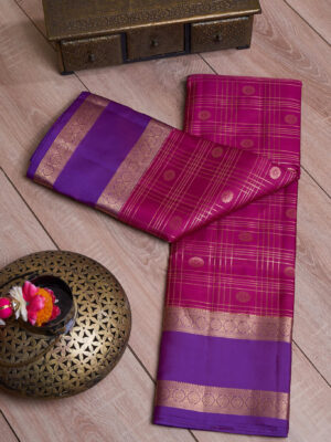 Medium  Caramine South Silk Saree