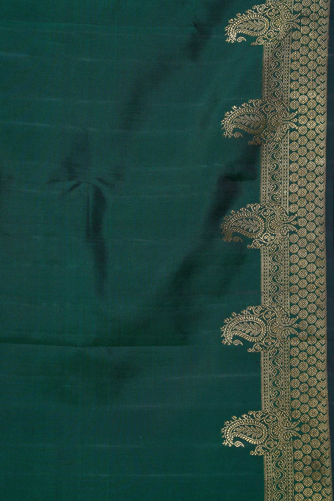 Mint Blue Kanchipuram Silk Two Gram Gold Saree