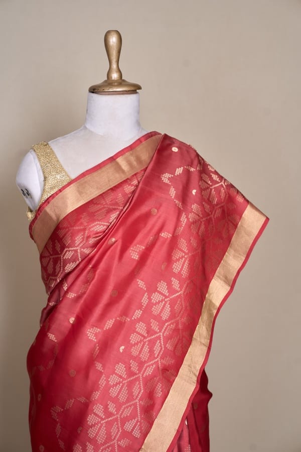 Mustard South Soft Silk Saree
