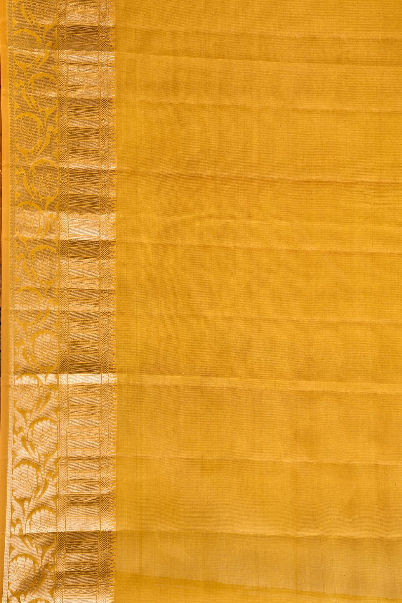 Mustard Yellow South Silk Saree