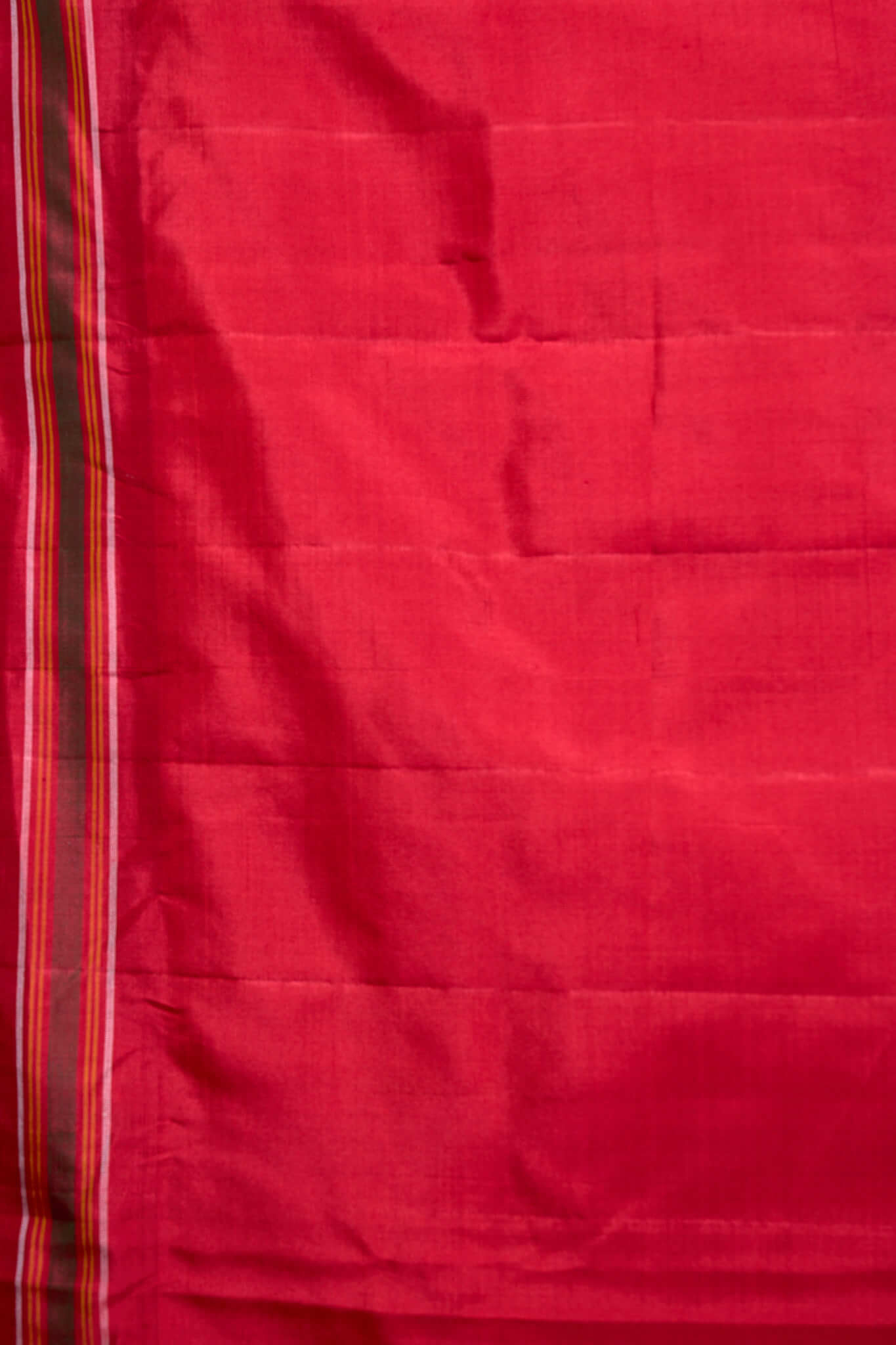 Pineapple Tussar Patola with Red Patola Pallu & Border Signature Saree