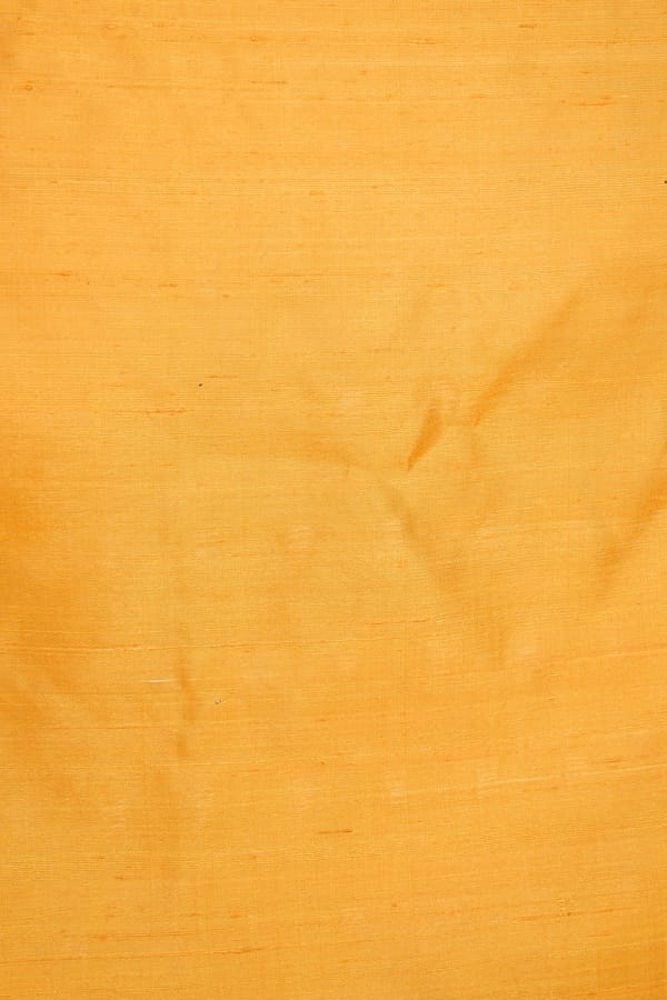 Mustard South Kora Silk Saree