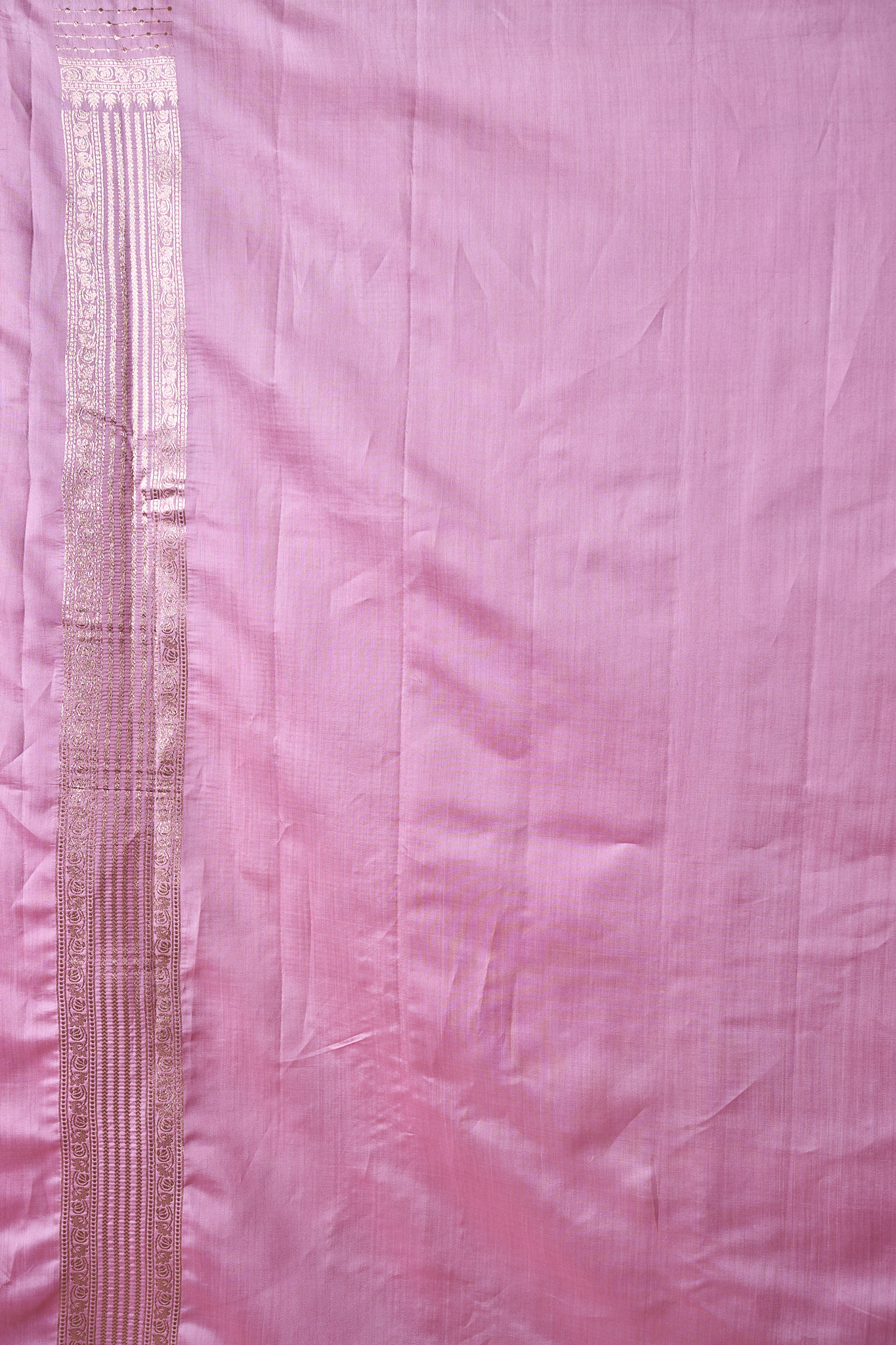 Baby pink Chiniya pure silk saree